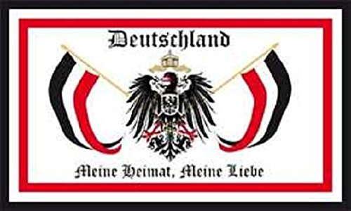 U24 Fahne Flagge Deutschland meine Heimat meine Liebe 90 x 150 cm
