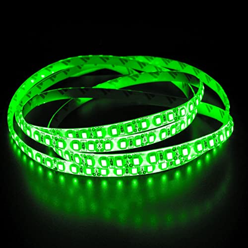 Lumonic LED Strip 5m Grün LED Leiste 12V IP65 600LEDs 120 LED/m SMD2835 I LED Streifen I LED Stripe 500cm, LED Band, LED Lichtband