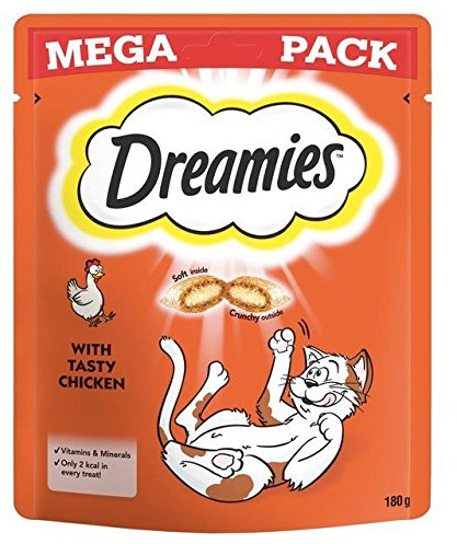 Dreamies Katze Behandelt Huhn Mega Pack 180G