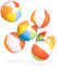 Ballons de Plage gonflables Jumbo 24 Pouces pour la Piscine, la Plage, Les fêtes d'été et Les Cadeaux | Paquet de 6 Ballons de Plage gonflables de Couleur Arc-en-Ciel (6 balles)