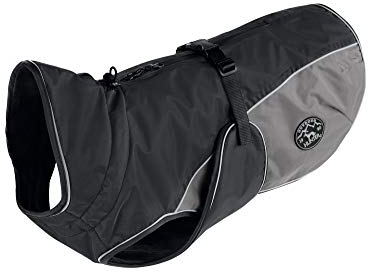 HUNTER Hundemantel UPPSALA COZY, Farbe: anthrazit/grau, wasser- und windabweisend, wärmendes Innenfutter, reflektierend, optimaler Komfort, waschbar bei 30 °C, für kalte Tage, Größe: 50