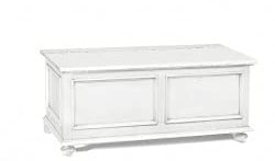 Mar.c.a. Design - Cassapanca in Legno da Interno 1 Anta 120x44x51 cm - Cassapanca con Piedini a Cipolla Made in Italy