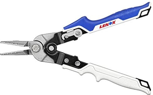 LENOX Tools Zange, Nähte, geschmiedeter Kopf, schneidet 18 Gauge Metall und 22 Gauge Edelstahl (LXHT14350)