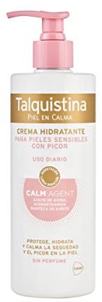TALQUISTINA - Crema Hidratante 400ml, para Pieles con Picor, Uso Diario, Hidratación de Larga Duración, Protege y Calma la Sequedad, Apta Pieles Sensibles.