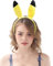 HODRME Haarreif mit gelben Cartoon-Ohren, Halloween, Weihnachten, Festival, Mottoparty, Anime, Cosplay, Kostüm, Stirnbänder