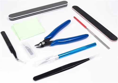 Metal Model Tools, Metal DIY Model Bending Tool Set, 3D Metal Puzzle Assembly Tools Include 8 Piece Tool Kit, Great Assistant for 3D Metal Jigsaw Puzzles Assembly by Metal-Time.