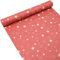 Kraft-Weihnachtsgeschenkpapierrolle, 15 m x 43 cm, rotes Geschenkpapier, festliches Sternenmuster, recycelbar zum Verpacken von Geburtstags-, Weihnachts- und Hochzeitsgeschenken