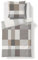 fleuresse Feinbiber Bettwäsche Aspen Groningen braun 1 Bettbezug 135 x 200 cm + 1 Kissenbezug 80 x 80 cm