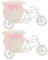 Milisten 2st Fahrrad Blumentopf Künstliche Luftpflanzen Halter Für Künstliche Blumen Blumenbehälter Aus Geflochtenem Rattan Kunstpflanzen Blumentopf Aus Rattan Kaktus- Stoff