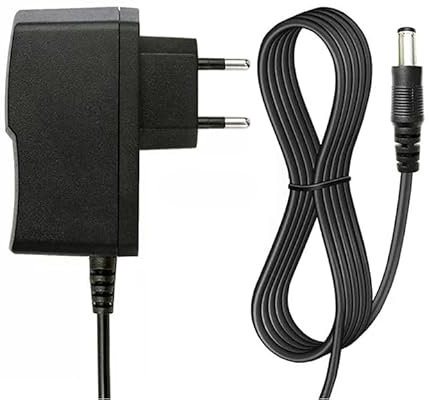 6V Chargeur de Batterie pour Jouets à Enfourcher | 5,5 x 2,5 mm | 6V / 1A | 100cm | Chargeur pour Jouets de Voiture à Enfourcher pour Enfants | Adaptateur de Charge Alimentation