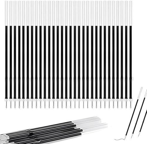 MEXRUMI 40 Stück Kugelschreiber Minen 0 7 Mm Einziehbare Stift Nachfüllungen Kugelschreiber Nachfüllungen Ersatzminen Kugelschreiber 107 Mm In Länge Kompatibel Mit Meisten Einziehbare Stifte (Blau)