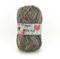 Opal Flair 4-fädiges Garn - Wollmischung, zum Stricken von warmen Socken, Pullovern, Mützen, Handschuhen und Schals, 11481 Braun/Grau, 1 x 100g