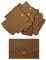 CZAKOMIX 40PCS Kraftpapier Umschläge,Mini Briefumschläge, Kraftpapier Karten mit Herz Verschluss, Geschenkkarte Umschlag, für Diy GeschenkKarten Weihnachten Valentinstag Geburtstagsfeier Geschenk Card