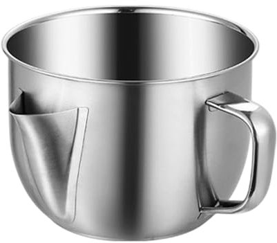 Fetttrennkanne | 1,2L Fettabscheider für Soßen | Ölsieb Topf Fettkanne Edelstahl | Degraissier-Kanne Öl Suppe Sieb Tasse | Mehrzweck Fett-Trennkanne | Ölvorrat Dosenbehälter Küche Fettabscheider