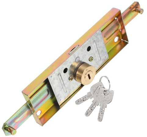 LIFKICH Serratura per Porte Garage Robusta e Antiscasso con Chiave Design Elegante e Minimalista per Porte Basculanti e Scorrevoli Sicurezza Potenziata per Protezione Antifurto