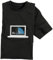 infactory Leucht T-Shirt: T-Shirt mit leuchtender LED-WiFi-/WLAN-Anzeige Größe S (T-Shirt mit LED-Beleuchtung, Fasching)