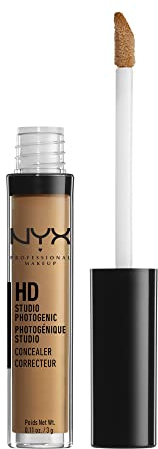NYX Professional Makeup HD Photogenic Concealer Wand, Für alle Hauttypen, Mittlere Abdeckung, Farbton: Nutmeg