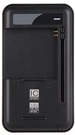 Onite Chargeur de Batterie Universel Noir pour Smartphone Haute Tension Samsung Galaxy S3/S4/Note 3 N9000/Note 2 N7100/S3 Mini/S4 Mini, LG Optimus G/G2/G3, Nokia/Motorola/HTC
