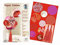 Ursus® Paper Globes Ruby 120 Papierkreise ergeben 2 große und 4 kleine Globes