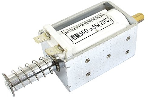 sourcingmap AC 220V 3A 3Kg Open Frame Push Pull Solenoid Electromagnet Actuator