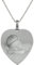 Silber Kette & Anhänger Herz mit eigener Fotogravur/Bildgravur echt Silber 925 Fotogravur Schmuck/personalisierte Fotogravur