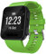 Yikamosi Compatible avec Garmin Forerunner 35 Bracelets,libération Rapide Silicone Souple Fermoir en Acier Inoxydable Remplacement Bracelet pour Garmin Forerunner35/Forerunner30 GPS Watch,Vert