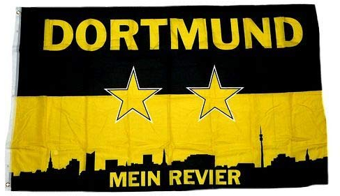 Fahne/Flagge Dortmund Mein Revier 150 x 250 cm
