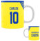 Taza Personalizada del Cadiz con Nombre - Equipo de Futbol- Cadiz- Equipo de Fútbol - Taza Cafe - Regalo Original - Cerámica Blanca