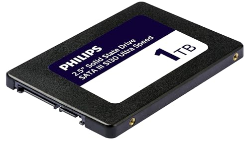 Philips SSD Interno SATA III de 2,5 Pulgadas, 1 TB S130 Ultra Speed, Velocidad de Lectura de hasta 550 MB/s