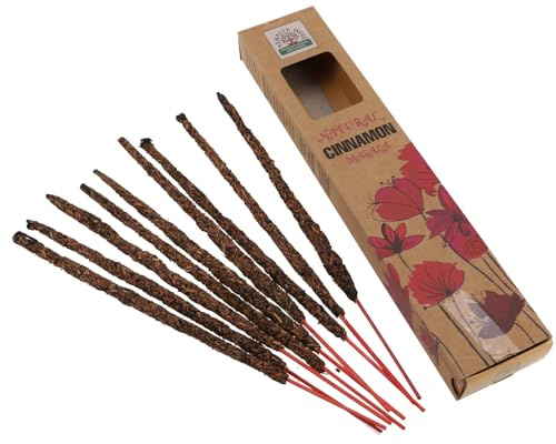 GURU SHOP Natürliche Handgerollte ORKAY Räucherstäbchen aus Süd Indien - Cinnamon Masala, 23x4x2 cm