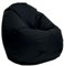 Bruni Sitzsack Classico M in Schwarz – Sitzsack mit Innensack zum Zocken & Lesen, Abnehmbarer Bezug, lebensmittelechte EPS-Perlen als Bean-Bag-Füllung, aus Deutschland