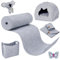 Filz Meterware 30 cm x 300 cm x 3 mm,Light Grey Filz Stoff Bastelfilz Dekofilz Filzrolle Filzstoff Felt Roll Felt Fabric für DIY AufbewahrungstascheTaschenfilz Patchwork Nähen Basteln