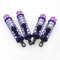 JYYTERD RC Teile Kompatibel Mit JLB Für HSP Für Racing Für HPI 1/8 Rc Truck Für Buggy 4 Stück Vorne Hinten Stoßdämpfer Dämpfer Suspension(Purple)