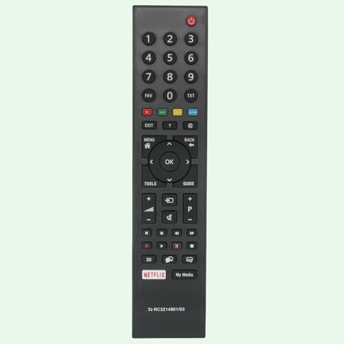 Mando a Distancia de Repuesto RC3214801-03 Sub RC3214801-02 TP7187R TP7187 TS1187 XPS187 TS1187R-5, Fit for Grundig LCD TV