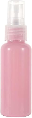 Zhhuoc 1Pc 50ML Pink Refillable Bottles, Candy Color Empty Bottles, Mini Perfume Bottle, Shampoo Cosmetic Container, Fine Mist Spray Bottle, Plastic Bottle, Refillable Cosmetic Spray Bottles
