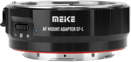 Meike MK-EFTL-B Auto Fucus Mount Adapter mit Steuerring Objektivkonverter für Canon EF Objektive auf Leica Sigma L-Mount Kameras S1H S1 S5 S1R FP FPL SL SL2