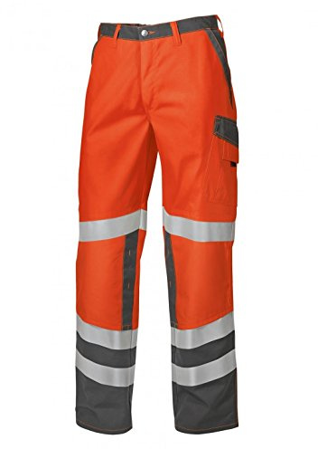 BP 2010-845-8553-62n Arbeitshosen, mit elastischem Rückenteil, 270,00 g/m² Stoffmischung, Warnorange/dunkelgrau, 62n