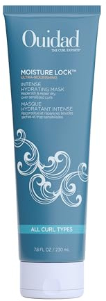 Ouidad Ultra Nährende Intensive Feuchtigkeitsmaske, Entwirrt das Haar und stellt Weichheit, Elastizität und Glanz Wieder her, angereichert mit Arganöl, um Feuchtigkeit aufzufüllen, 230 ml