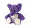 INTELEX WARMIES Peluche micro-ondes parfumée à la lavande – Éléphant violet