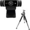 Logitech C922 Pro Stream, HD 1080p / 30fps oder HD 720p / 60fps Hyperfast, Stereo-Audio, HD Lichtkorrektur, Autofokus für YouTube, Twitch, XSplit, PC/Mac/Laptop/MacBook/Tablet