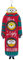 Hallmark Minions: The Rise of Gru, Bob, Kevin und Stuart The Minions in Ugly Christmas Sweater Christmas Ornament