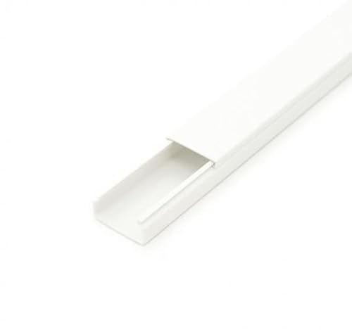 1m Kabelkanal Weiß Selbstklebend, 3,0 x 1,5 x 100 cm / 1 x 1m Wand Kabelkanäle, Elektroinstallation - Halbrunde Kabelführungen, Kabelabdeckung, Kabelschacht