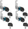 KtbeYTi 4 Piezas 20 mm Cerradura Buzon, Cerradura de seguridad para buzón, para Armarios Buzones Cajas de Herramientas Cerradura