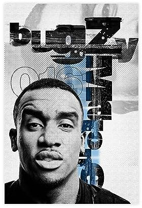 TONFON Bugzy Malone British Rapper Schlafsaal Schlafzimmer Wandkunst Deco Poster Leinwand Poster Wandkunst Dekor Druck Bild Gemälde für Wohnzimmer Schlafzimmer Dekoration ungerahmt 40 x 60 cm