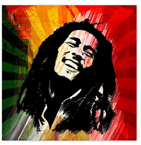 Wandsticker Dekor Foto Aufkleber 70x70cm Musik Reggae Nr. H13M_NS1BC