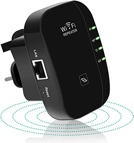 2024 Newest WiFi Extender, WiFi Booster, WiFi Repeater, Covers Up to 3000 Sq.ft and 45 Devices, Internet Booster - with Ethernet Port, Quick Setup, Home Wireless Signal Booster, UK plug-New