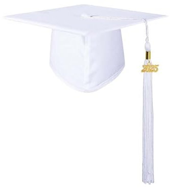 Graduation Caps, Mortar-board Phd Graduation Hat Bachelor and Master Ceremony Accessory Photo Props Suitable for head girth Party for High School University College Party Supplies
