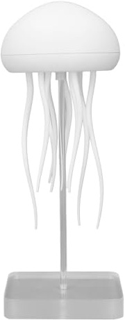Fafeicy Quallenlampe Mit RGB Farbverlauf Und Sprachsteuerung Wiederaufladbare Kabellose Tischlampe Für Schlafzimmer Dekoration Und Entspannung