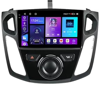 Autoradio per Ford Focus 3 Mk3 2012-2017 9 Pollice Android 15 Car Radio Usb Fm Bt Wifi Per, 4 Core 2G+64G