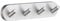 Smedbo Home verchromtem matt Quadruple Handtuch Haken, Silber